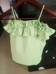 Cute Ruffle Bikini Top