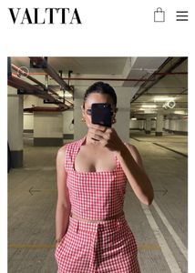 Gingham Bootcut Pants🤍