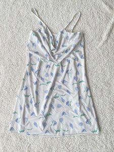 Cute Cowl neck Floral Slip Dress