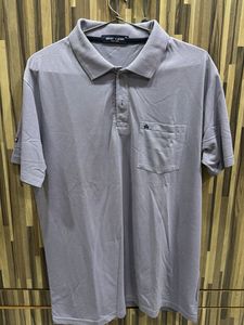 Men's Grey Polo T-Shirt