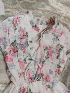 Floral Ruffle Dress