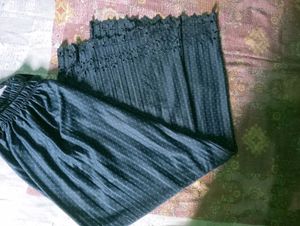 Elegant Black Polka Dot Palazzo Pants