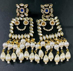 Fancy Party Wear Havey Long Size Earrings