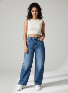 Wide Leg Denim Jeans from The Indian Garage
