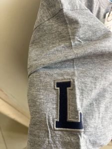 Lacoste Grey T-Shirt with Crocodile Logo