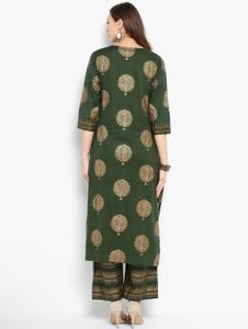 Meeranshi Women's Rayon Printed Kurta with Palazzo