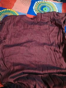Maroon Cotton Kurta with Tassel Detail
