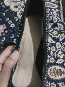 Sparkling Embellished Peep-Toe Heels