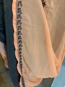 Orange Embroidered Dress