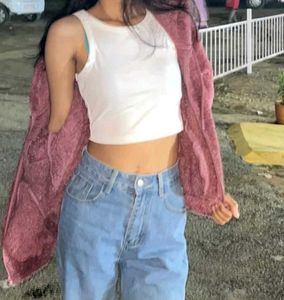 White tank top
