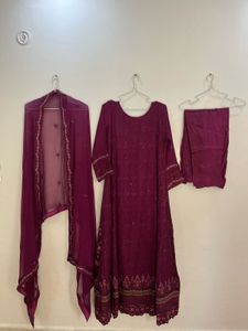 Original Pakistani Aghanoor Floor Length Dress