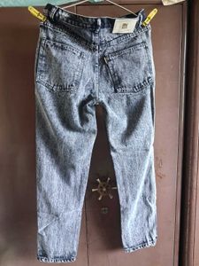 Acid Wash High Waisted Jeans