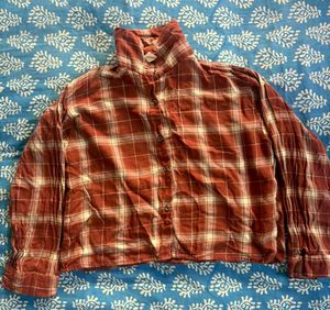 Checkered Brown Shirt