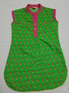 Green Ethnic Kurta