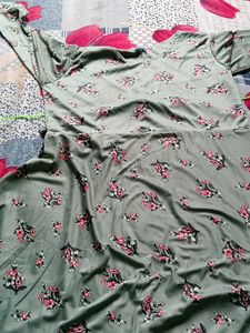 long gown 3/4 sleeve