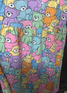 Cute Teddy Bear Print Dress