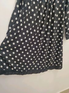 Women's Polka Dot Dress With Palazzo Pant