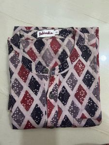 Stylish Printed Cotton Kurta