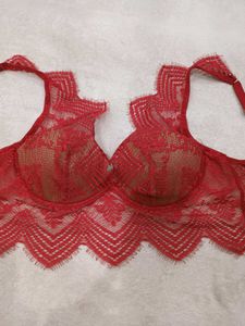 Red Lace Bra Top