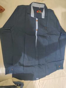 🔀Boy 10-12 Yrs Navy Shirt &amp; Black Jeans