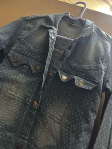 Denim Jacket with Pattern( M TO L Size)