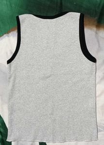 Grey "Positive Vibes" Tank Top