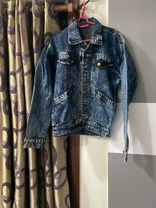 Vintage Acid Wash Denim Jacket