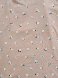 Cute Peach Floral T-Shirt