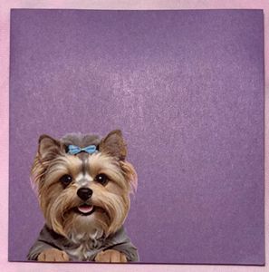 Cute Yorkie Dog post it notes