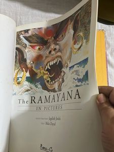 The Ramayana in Pictures - hard bound