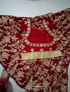 Maroon EMBROIDERY LENGHA CHOLI