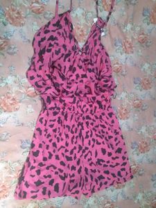 5 pieces combo Bold Print Halter Neck Jumpsuit