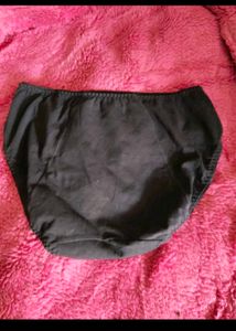 Black Briefs with Bow Accent