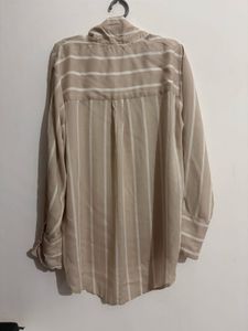 Striped Button-Up Shirt