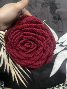 Crochet Rose Purse