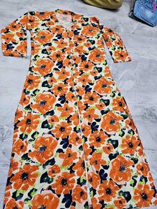 Vibrant Floral Print Kurta