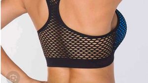 very comfortable.mesh sports bra👍
