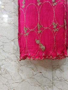 Designer Kurta Pant and Dupatta Set for Wedding We