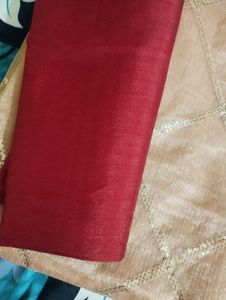 Saree With Unstitched Blouse