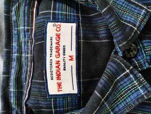 INDIAN GARAGE COMPANY,Men's Plaid Shirt
