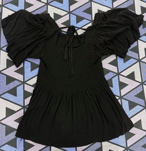 Smocked Puff Sleeve Top