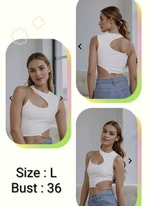 Chic Cutout Crop Tank Top