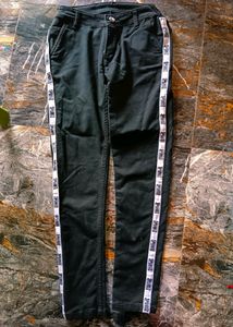 Black Side Stripe Jeans