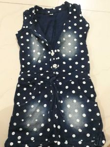 Cotton Denim Top And Jumpsuits