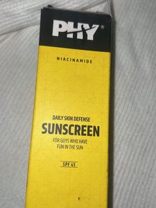 PHY Daily Skin Defense Sunscreen SPF 45