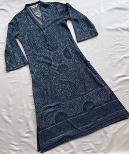 Biba - Woolen Printed Long Kurta
