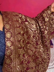 Exquisite Embroidered  party wear Saree