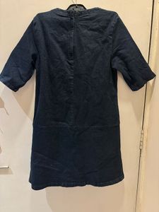 Chic Denim strachable Dress with Modern Cut