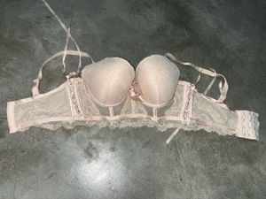 1. lace push-up bralette 2. Satin Halter Top