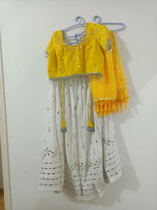 Navratri Spcl - Beautiful Mirror work Lehenga